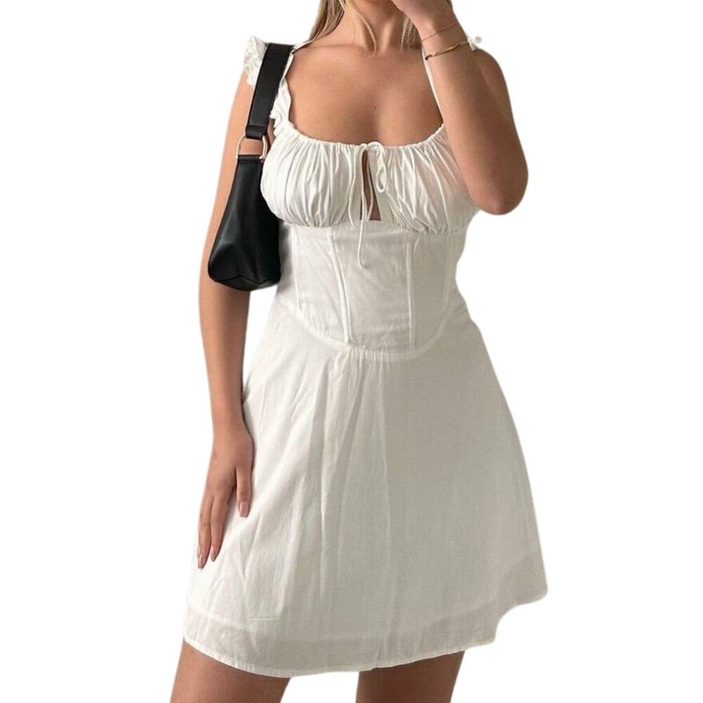 Princess Polly White Sundress (4)